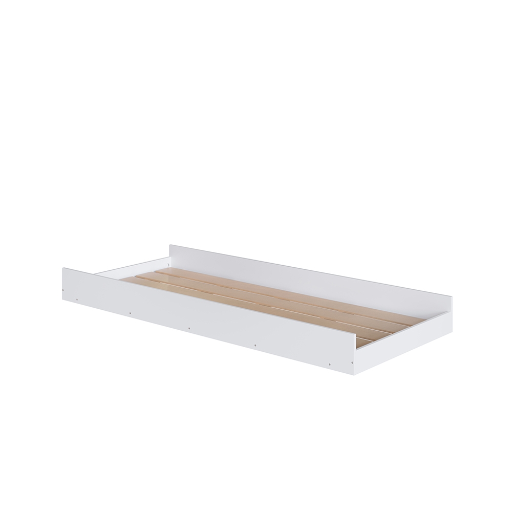 Cama Auxiliar com Rodízios Branco para Berço BB680